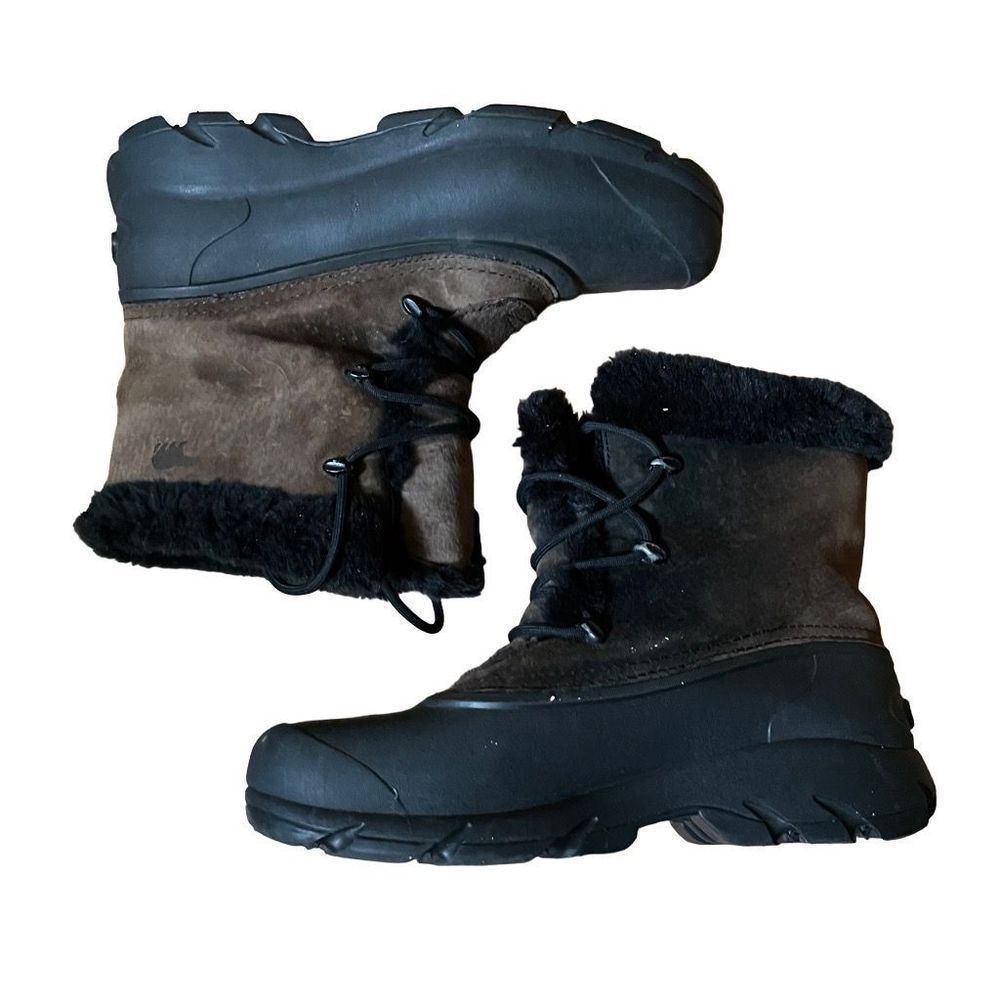 Sorel Women’s Boots Snow Angel Lace 9 Dark Brown